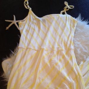 NEW! SEMI SHEER MAXI STRIPED SUMMER DRESS!